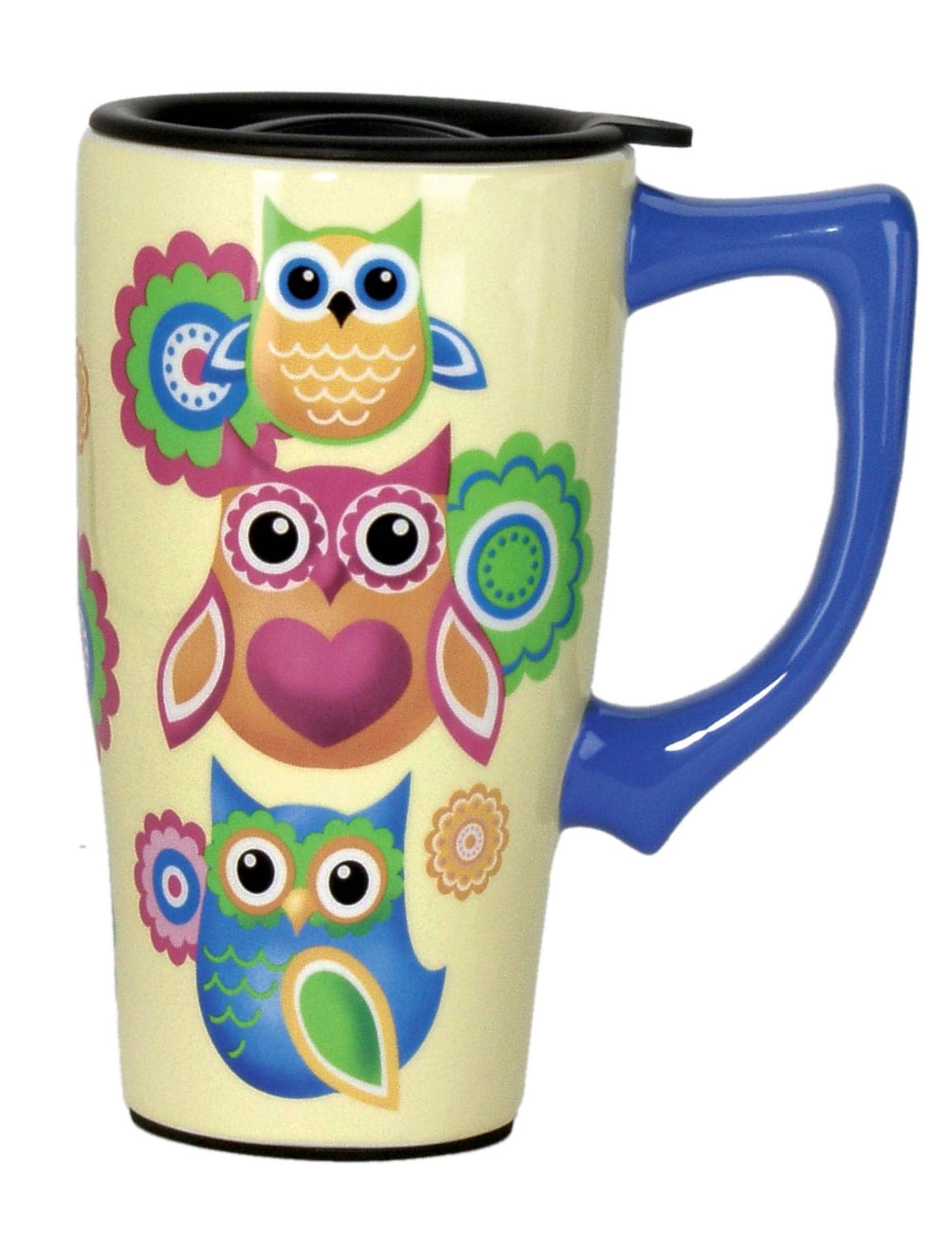Spoontiques OWLS TRAVEL MUG 18 ounces