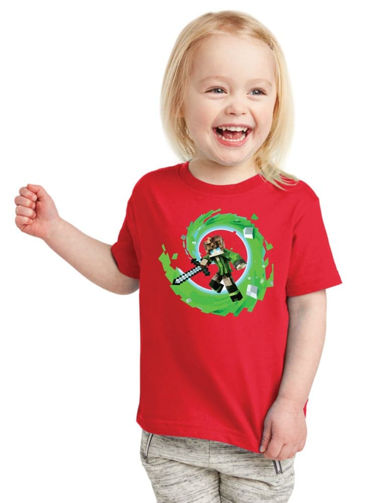 Kids Girl's Gaming T-Shirt - Girl's Online Gaming Cotton T-Shirt - Trendy Video Game Printed T-Shirt for Girl's - Gaming Graphic Print T-Shirt for Girl's