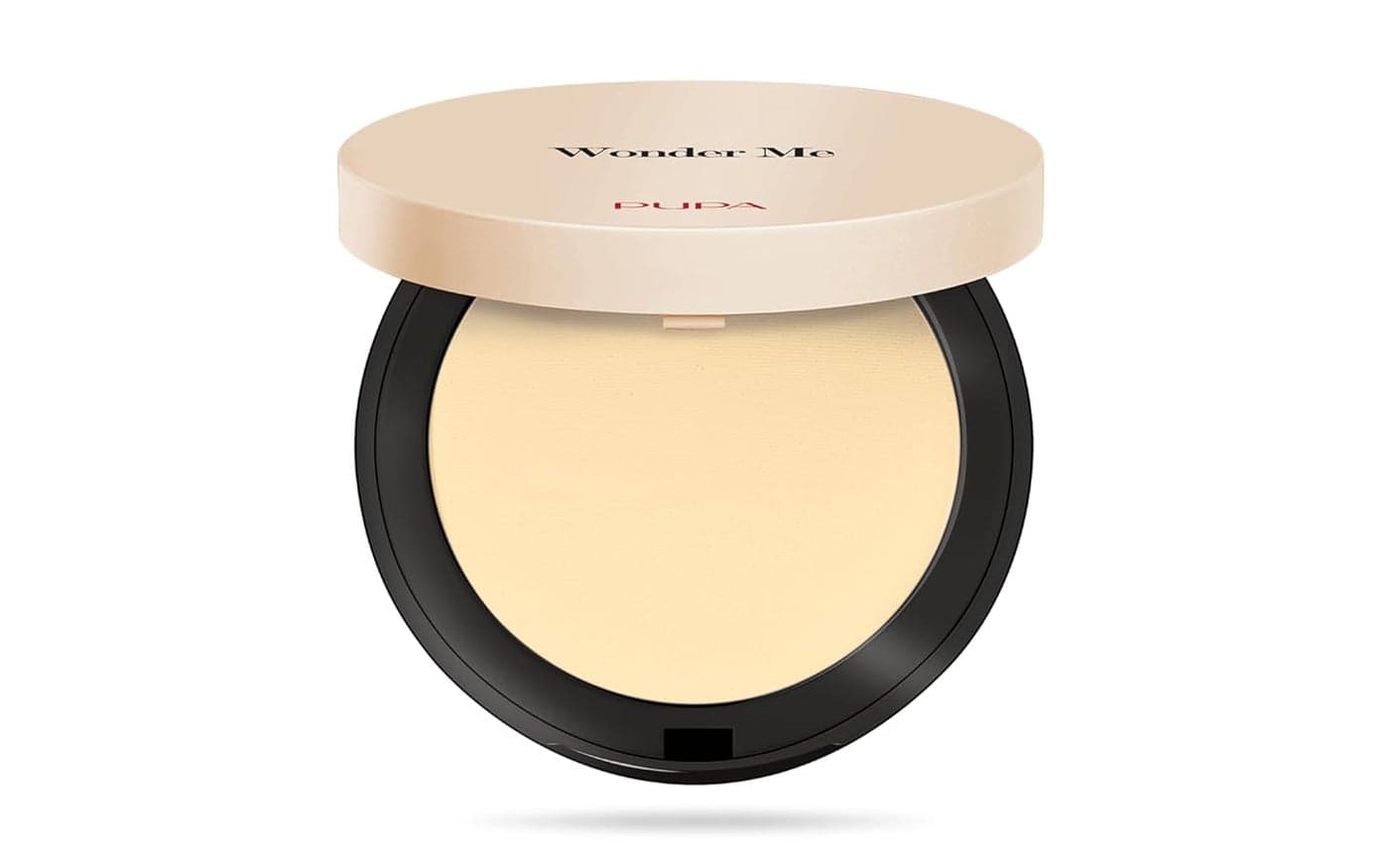 Pupa Milano Wonder Me PowdernoPowder Setting Powder Reduces Pores Makes Skin Texture Smoother and Firmer Talc Free 009 Banana 022 oz