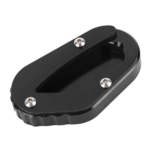 Motorcycle Kickstand Pad Side Stand Enlarge Pad Support Kickstand Extension Pad Fit for T100 / T120 (Black)