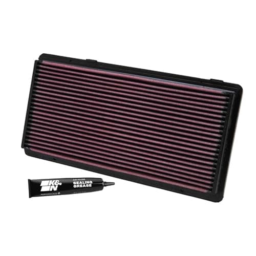 K&N High-Flow Original Lifetime Engine Air Filter: Increase Power: Premium, Washable: Compatible with 1996-2001 JEEP: Cherokee, 33-2122