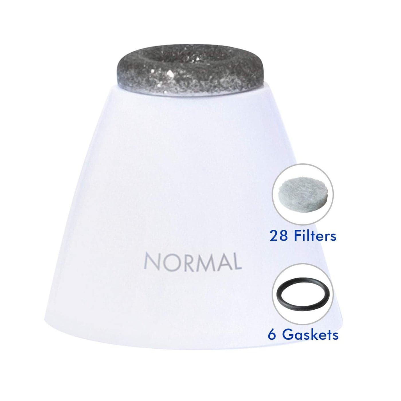 Vanity Planet Exfora Replacement Filters Replace your Microdermabrasion Head Replacement Kit Contains a Standard DiamondEncrusted Head 28 Removable Filters 6 Gaskets for Optimal Skin Results