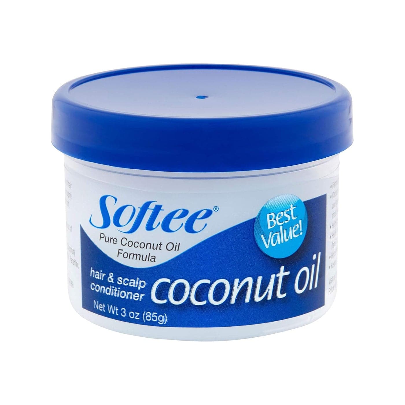 Softee Coconut Oil Hair Scalp Conditioner 3 Oz