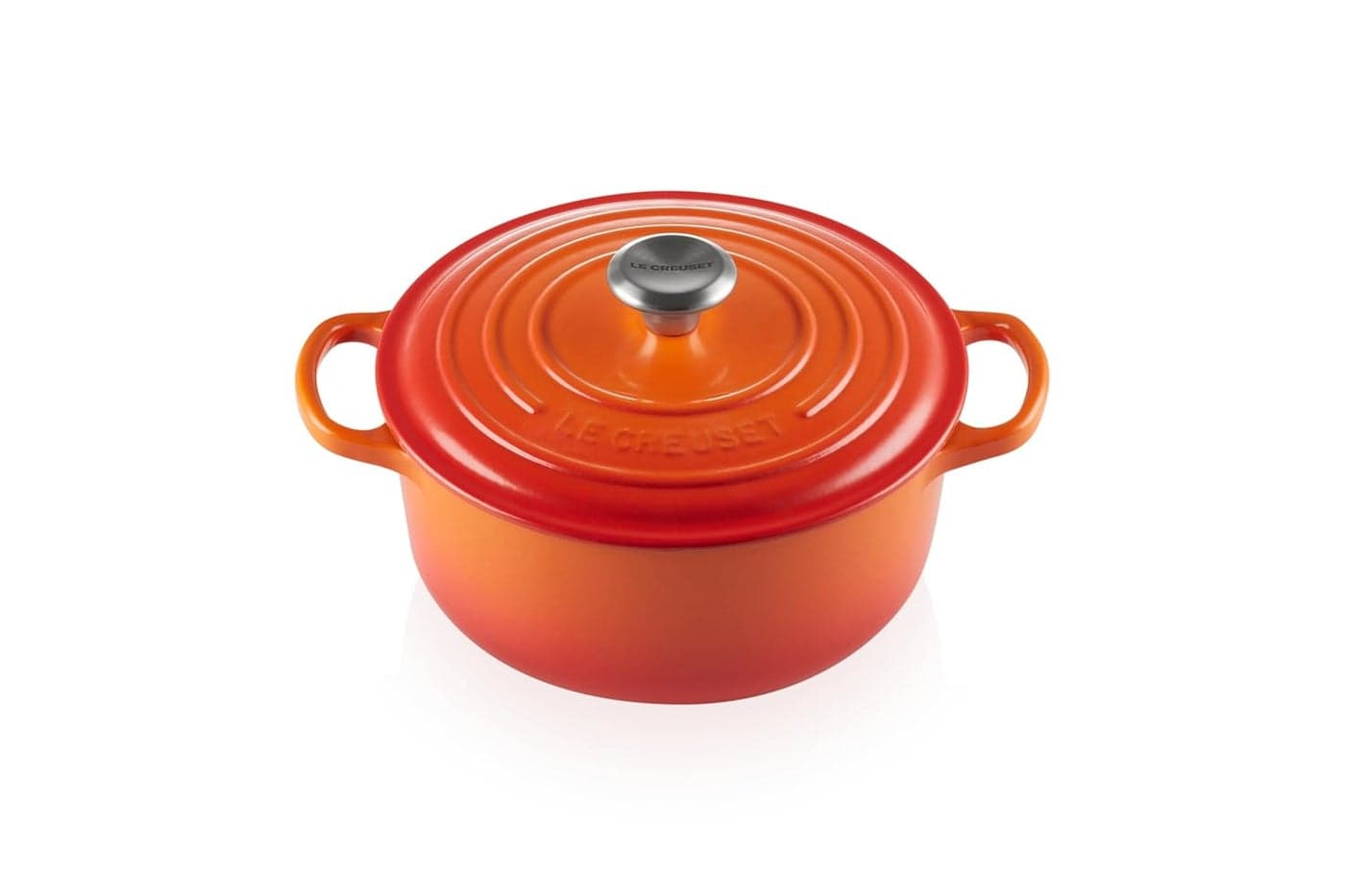 Le Creuset Signature Cast Iron Round Casserole 20 cm Volcanic