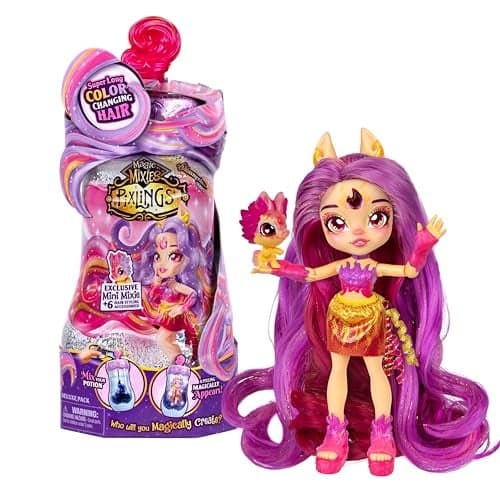 Magic Mixies Pixlings Deluxe Pack Pippa The Firehorse Shimmer Reveal Create Mix Potion That Magically Reveals 65 Pixling Doll Inside Potion Bottle Exclusive Mini Mixies 6 Hair Accessories