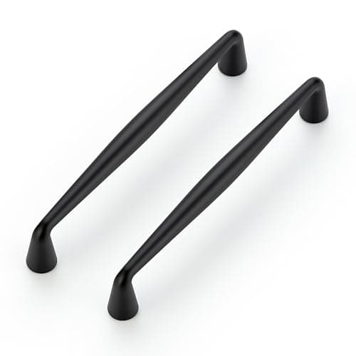 Ravinte 10 Pack 5 Inch Matte Black Kitchen Cabinet Handles Solid Zinc Alloy Cabinet Pulls Cupboard Hardware Drawer Handles