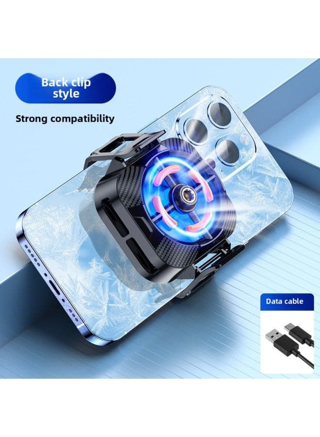 X79 Mobile Phone Radiator Semiconductor Magnetic Live Broadcast King Eat Chicken Cooling Artifact-Color:X94 Back Clip