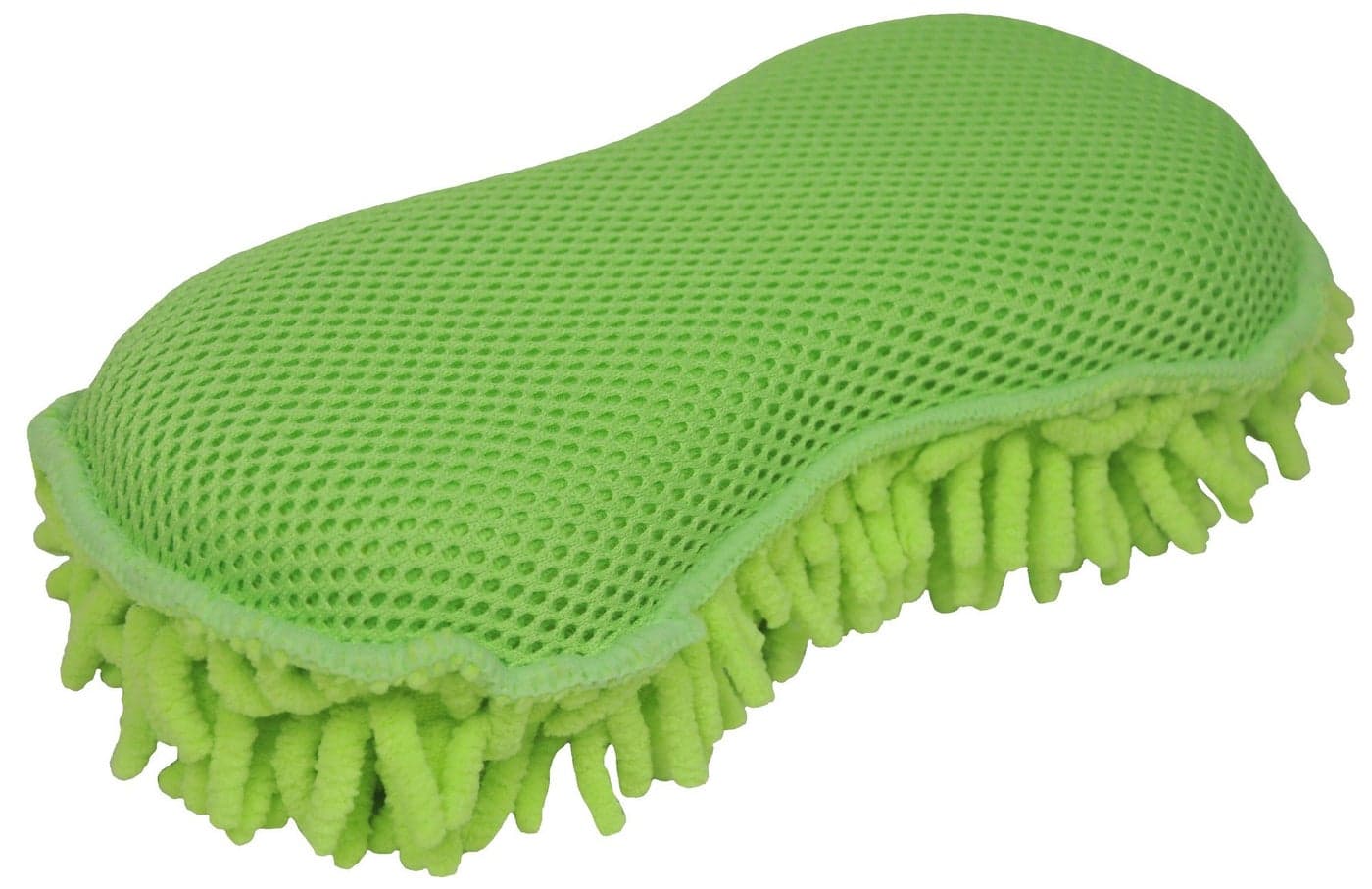 Eurow Detailer’s Preference Microfiber Car Wash Sponge for Auto Detailing, RV, Boat, Motorcycle, Double-Sided with Chenille and Scour Scrubber, Scratch-Free, Lint-Free, Super Absorbent, Reusable