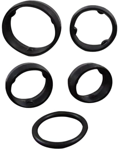 PMFCA 5pcs Engine Oil Cooler O-Ring Kit Fit for Fit for Dodge Ram Jeep Chrysler 3.6L 68191356AA Black