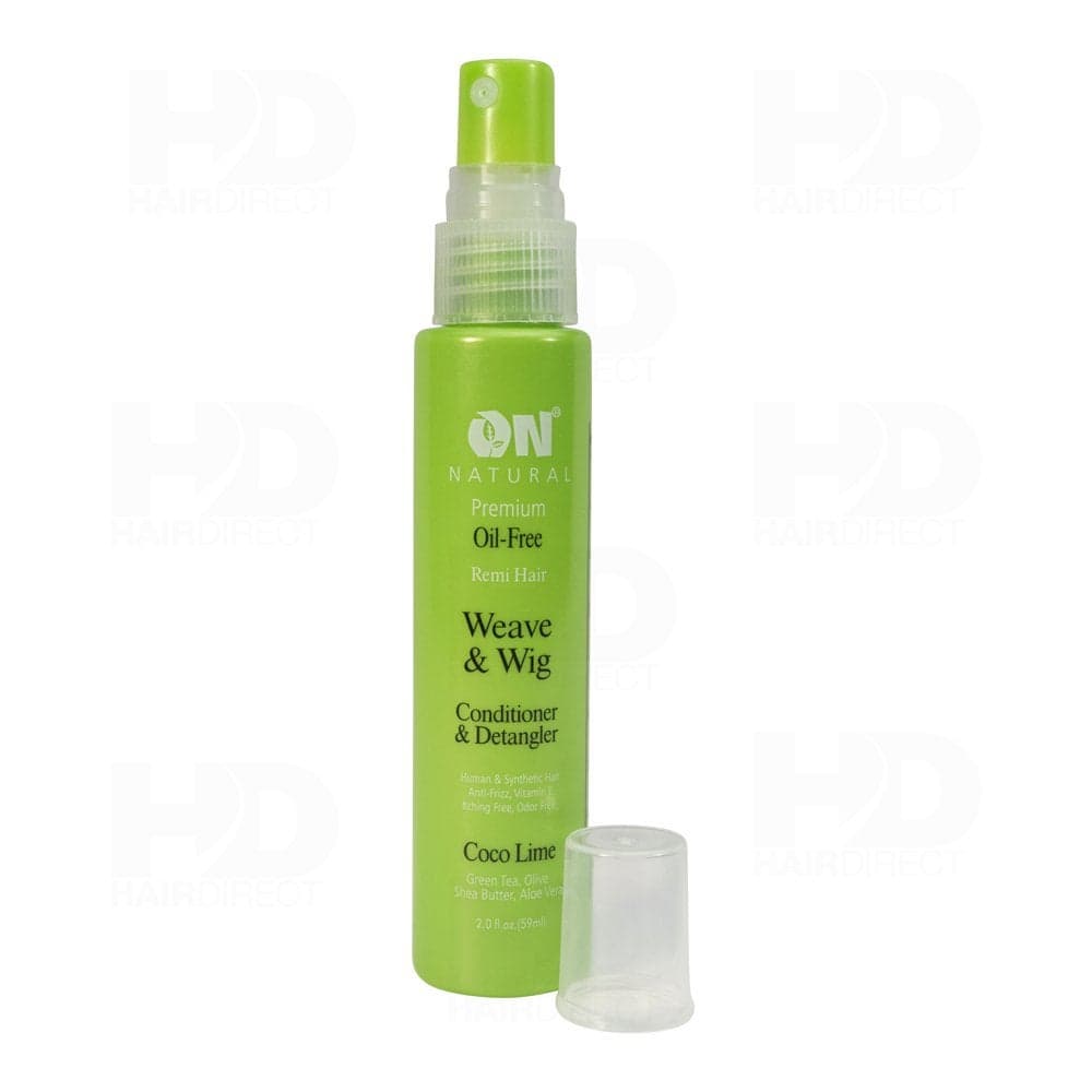 On Organic Natural Premium OilFree Weave Wig Conditioner Detangler Coco Lime 2 oz