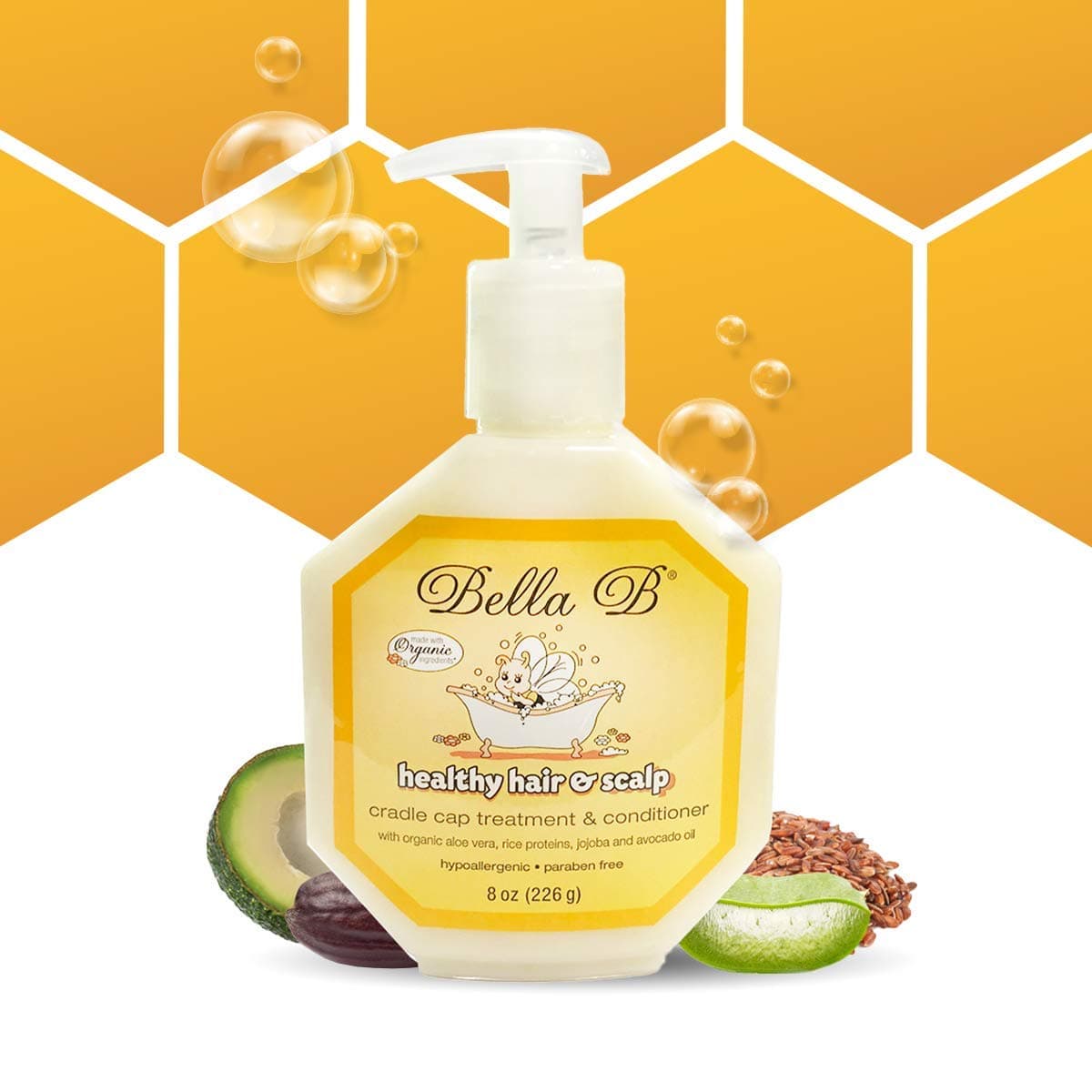Bella B Hair Conditioner 8 fluid ounces ages and hair types Salon quality formula for soft beautiful hair and a healthy scalp