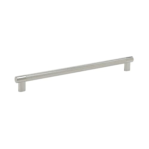 Amerock Kitchen Cabinet Pull Polished Nickel 1258 in 320 mm CentertoCenter Bronx 1 Pack Furniture Hardware Cabinet Handle Bathroom Drawer Pull