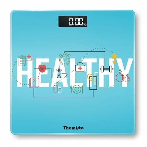 Themisto TH-WS40C Body weight Scale, With High Precision Sensors | Backlit Display | 180 Kg | Made in India