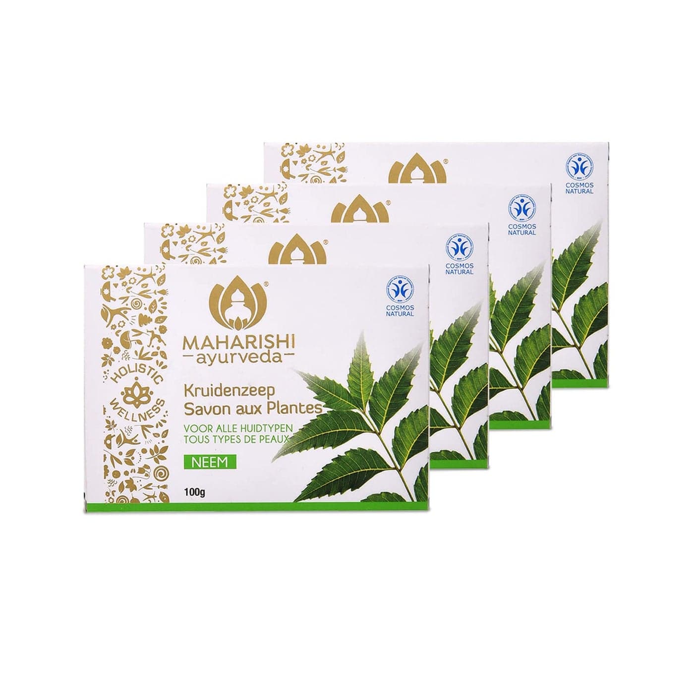 Maharishi Ayurveda Soap 400 gm Neem Pack of 4