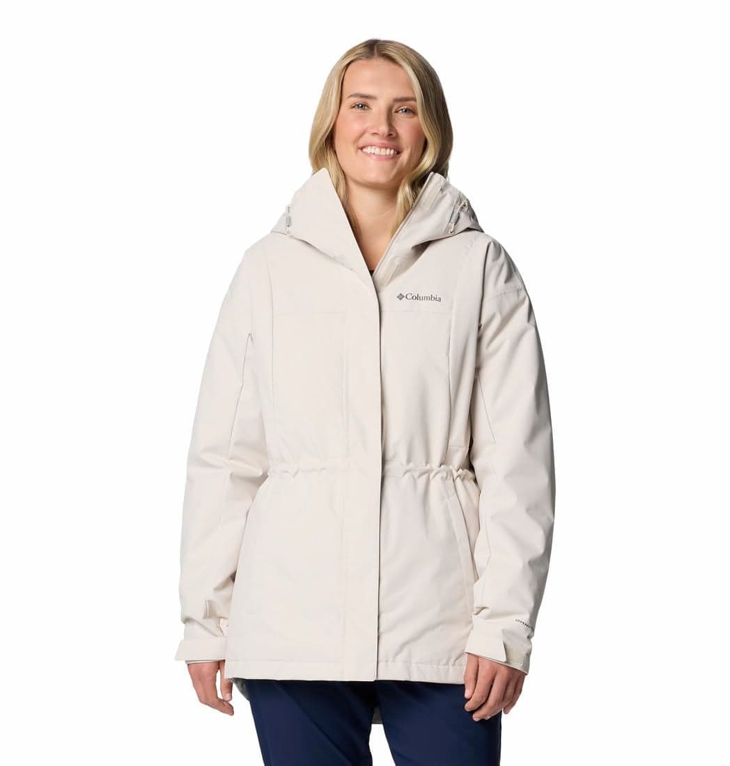 Columbia Womens Hikebound II Long Insulated Jacket Dark Stone Large