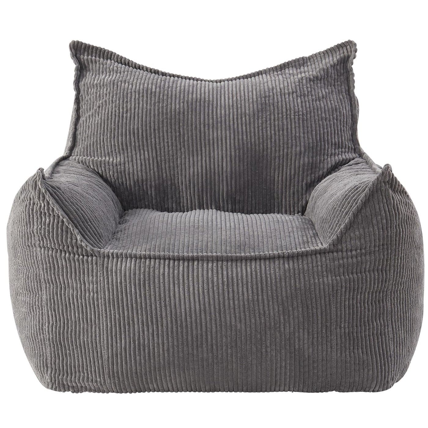 EBENCHICO Giant Bean Bag Chair Sofa for Adults Teens Comfy Corduroy Large Bean Bag Chairs with Armrests for Bedroom Living Room Adult BeanBag Lazy Sofa Couch Chairs with Filler Included