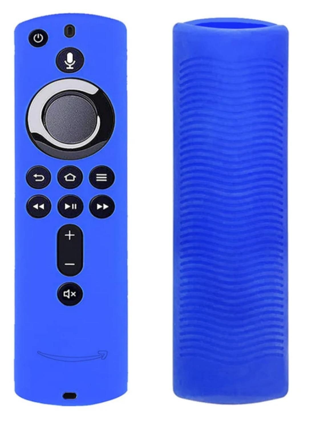 Silicone Cover for TV Stick 4K TV 2nd Gen TV Cube Remote Control 5.9 Inch Anti Slip Shockproof Washable Durable Soft Lightweight Non Slip Dust Resistant Protective Case Blue