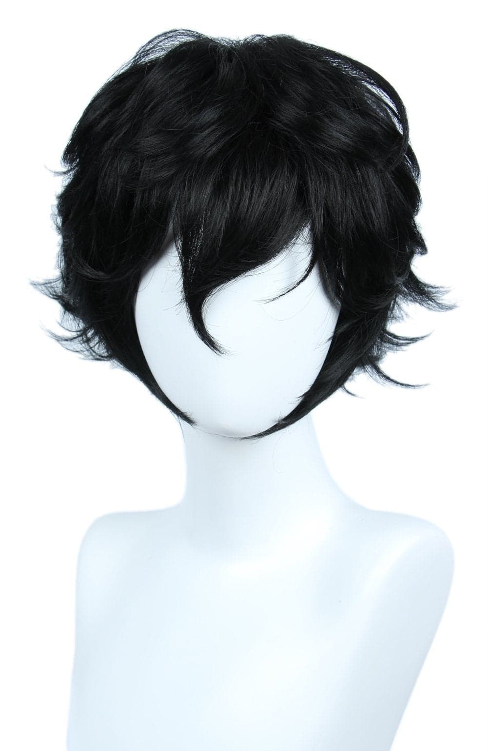 Linfairy Halloween Costume Cosplay Wig for P5 short black