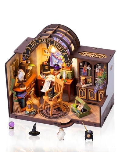 Rolife DIY Miniature House Kit Mini Wooden Dollhouse Kit for Adults to Build Tiny House Mayberry Street Miniatures Diorama Building KitsBirthday Christmas Halloween Craft Hobbies Gift for Teens Kid