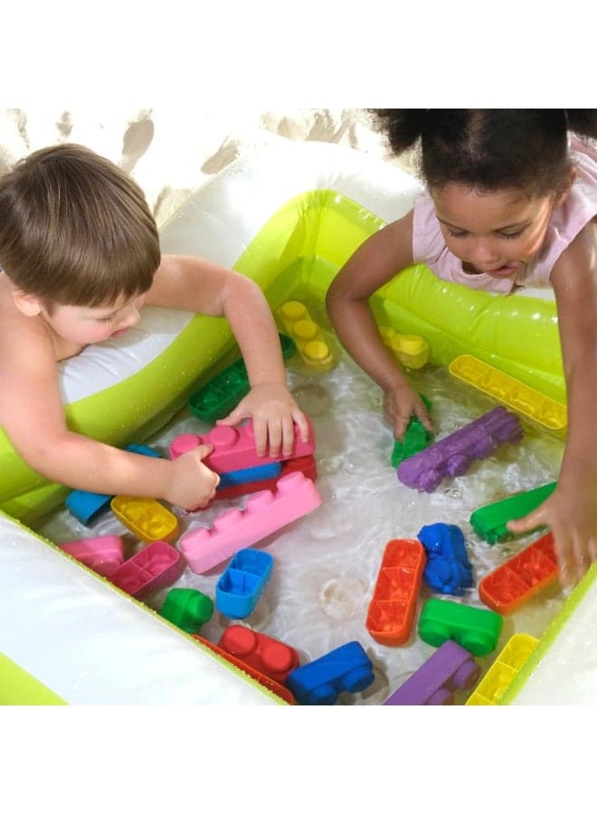 Little Tikes: Soft Blocks - 21 Piece Set - Building & Stacking Toys, Food Grade Durable Materials, Safe for Teething Babies, Toddler & Kids 6 Months+
