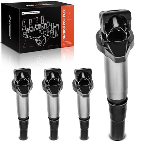 A-Premium Ignition Coil Pack Compatible with Mini Cooper 2007-2007 L4 1.6L Naturally, Cooper 2008-2013 L4 1.6L Turbo, Cooper Countryman 2011-2016 L4 1.6L Turbo, Cooper Paceman L4 1.6L Turbo, Set of 4