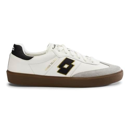 Lotto Men Brasil Select OG White Leather Sneakers