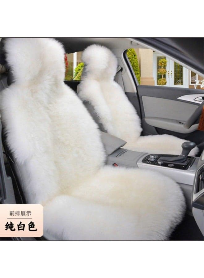 New Car Seat Cushion Winter Plush Warm Car Seat Cushion Imitation Sheep Plush Full Surround Universal Non-slip Seat Cover