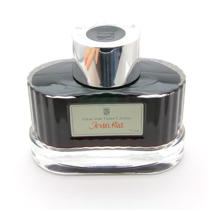 Graf von Faber-Castell Faber-Castell Ink Bottle India Red 75ml 141019