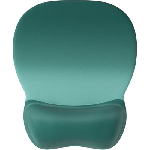 MROCO Ergonomic Mouse Pad with Gel Wrist Rest, Smooth Wrist Support Surface, Non-Slip PU Base for Pain Relief, Comfortable Mousepad for Computer, Laptop, Office & Home, 9.4 x 8.1 in, Green Gradient