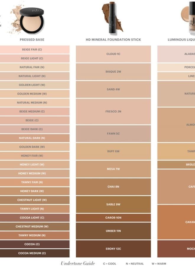 Luminous Liquid Foundation Mineral Makeup with SPF 18 (Tahini) - Sheer to Medium Coverage - Smooth and Correct Imperfections