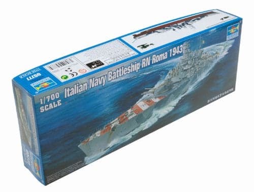 Trumpeter 1700 RN Roma Italian Navy Battleship 1943 Model Kit