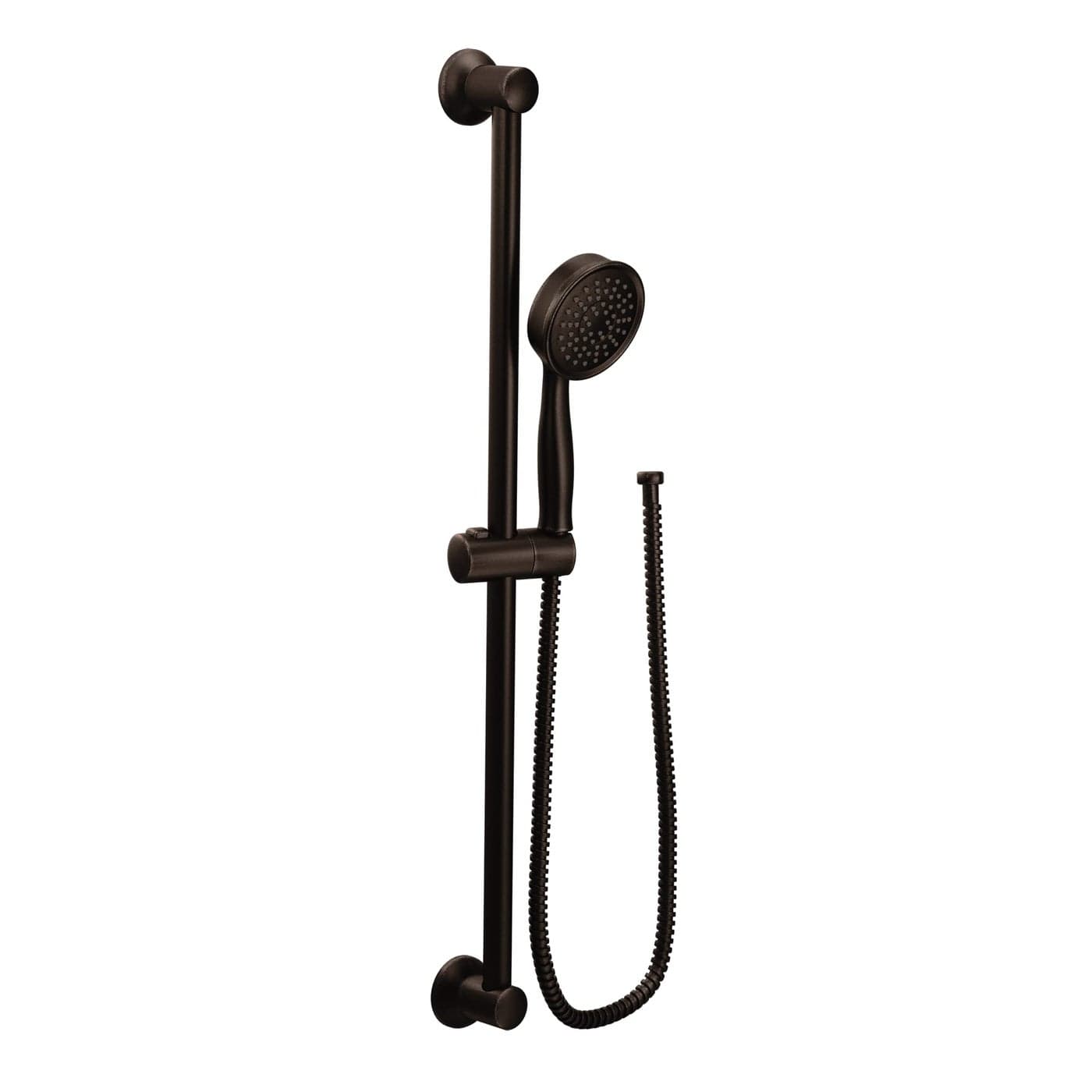 Moen EcoPerformance OilRubbed Bronze Detachable Handheld Showerhead with 69InchLong Hose Featuring 24Inch Slide Bar 3668EPORB