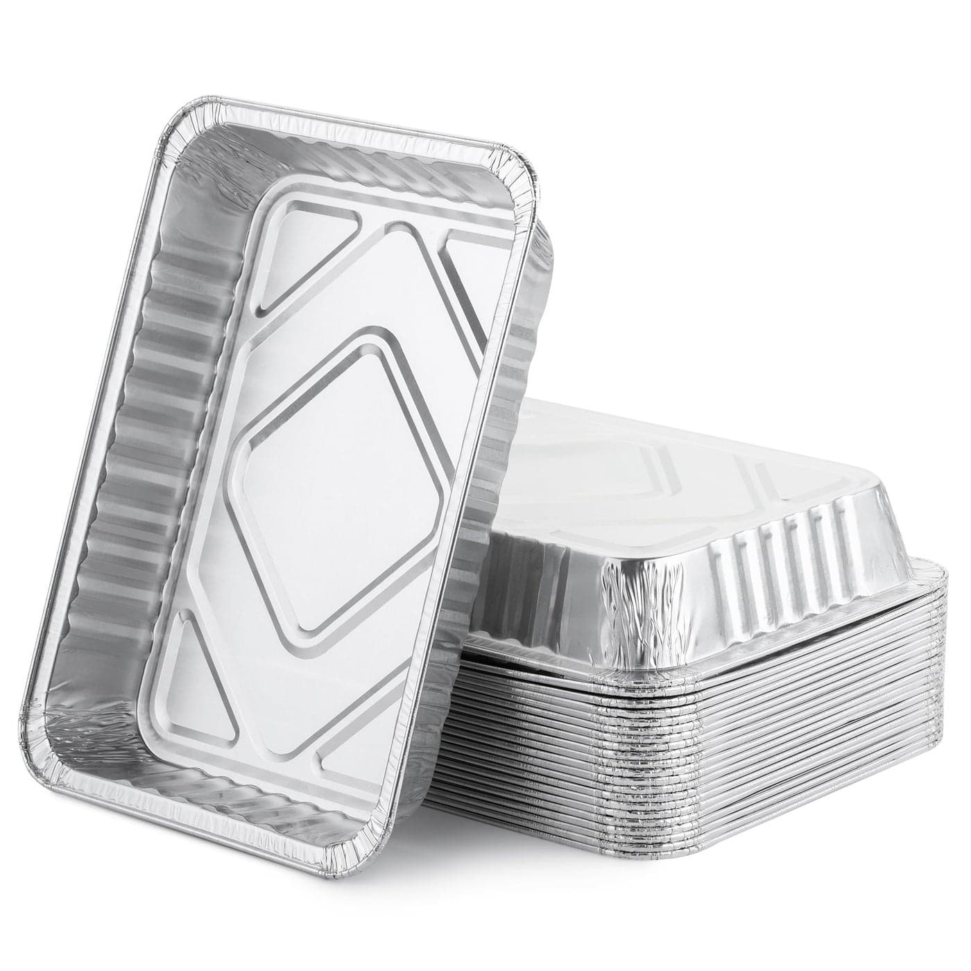 UNCO Grill Drip Pans Aluminum 75x5 22 pcs Compatible with Weber Spirit Series Genesis Series Q Series Grills Drip Pan Liners Grease Pan Liner Grill Drip Pans for Outdoor Grill