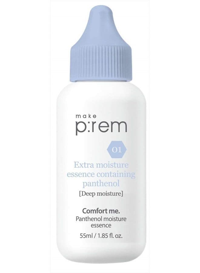make prem Comfort me. Panthenol Moisture Essence, Korean milky moisture hypoallergenic Essence with Madecassoside and Ceramide for Sensitive Skin, Nisome Panthenol 11,000ppm strengthens skin's barrier