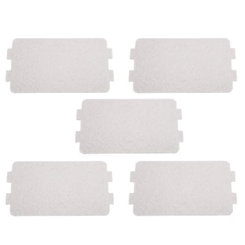 Garosa 5Pcs Microwave Oven Mica Plate and Waveguide Cover Replacement Kit Universal Repair Accessory for Most Kitchen Microwave Ovens