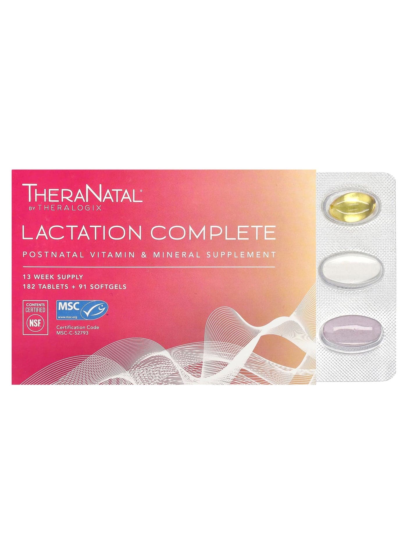 TheraNatal, Lactation Complete, 182 Tablets + 91 Softgels