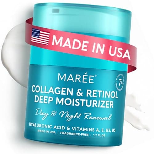 MAREE Face Moisturizer Retinol Cream for Face Wrinkle Cream for Women Facial Moisturizer with Collagen Crema Hidratante Para la Cara for Skin Tightening