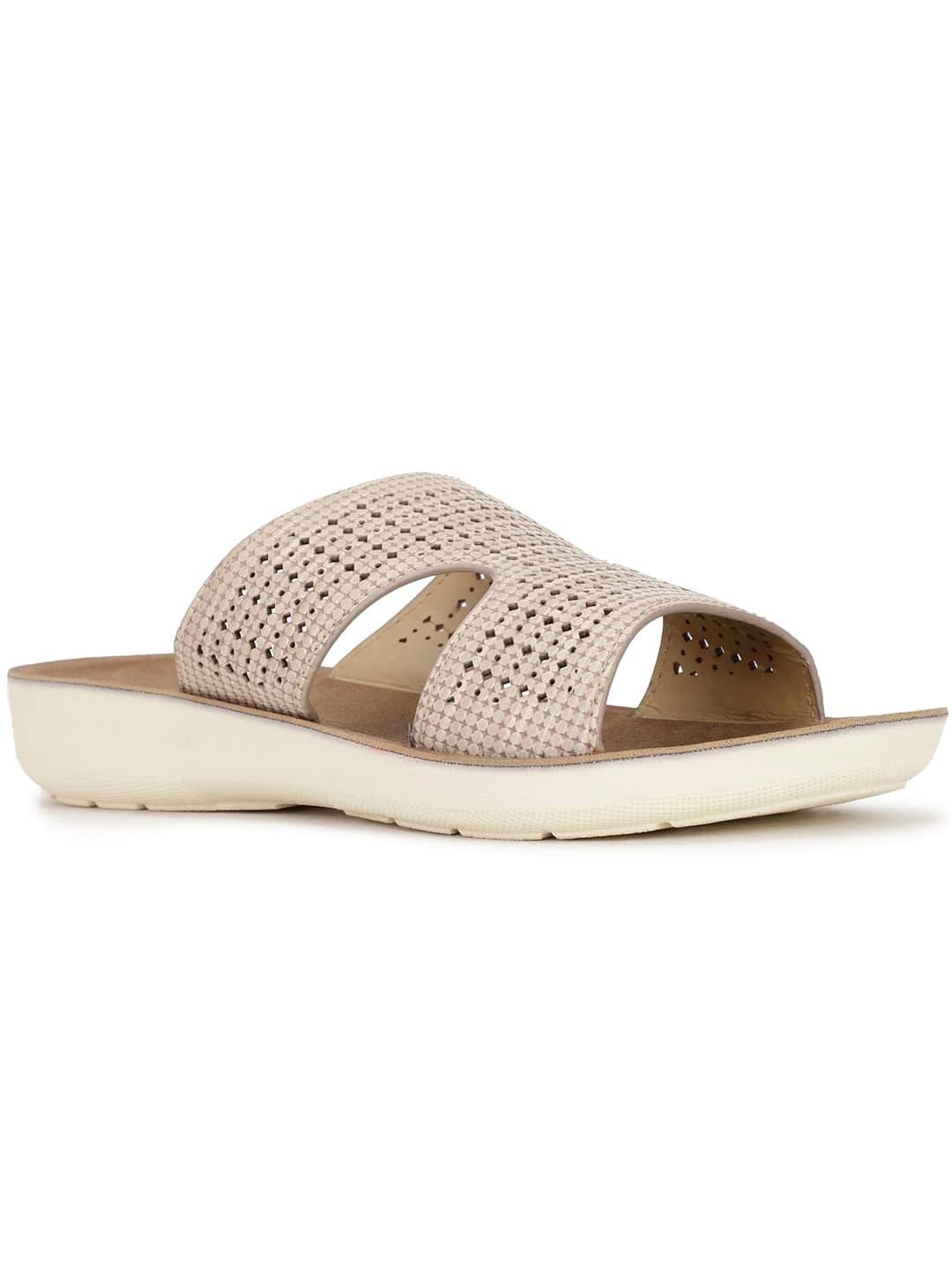 Bata womens Agnes Mule Beige Slipper - 5 UK (5710813)