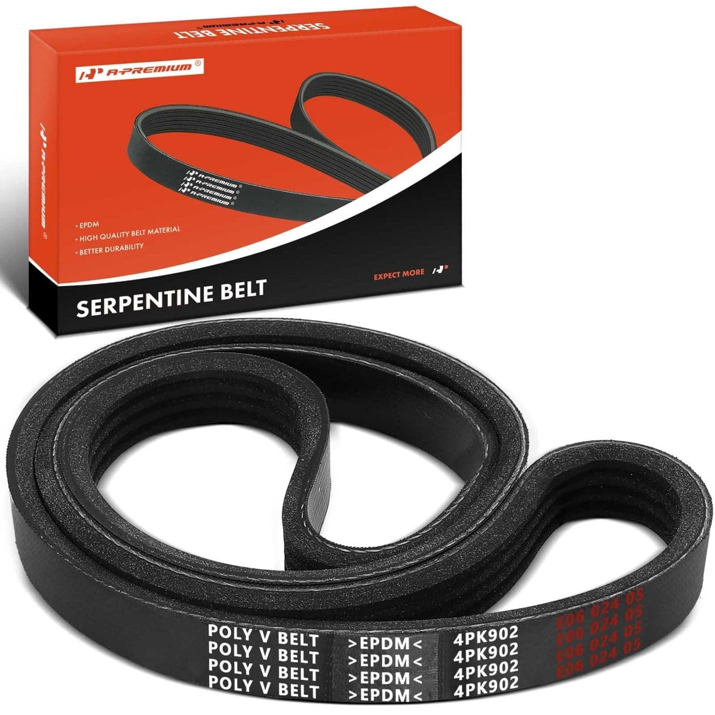 APremium Engine Serpentine Drive Belt Compatible with Honda Dodge MercedesBenz Hyundai Chrysler Mitsubishi Nissan Cars CRV Grand Caravan C63 AMG Accent Sebring Eclipse 240SX More