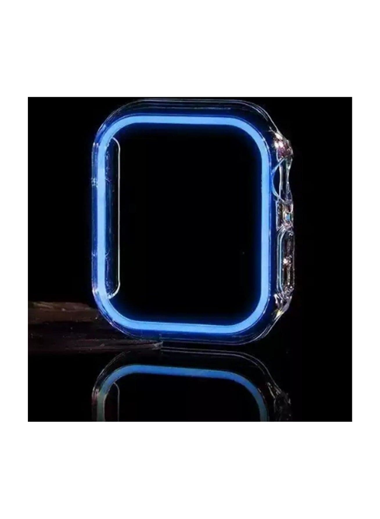 Luminous Blue For Apple Iwatch Ultra/Ultra2 (49mm) Fluorescent Protective Cover Hollow, Waterproof And Drop-Proof