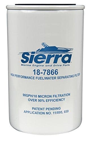 Sierra International 187866 10 Micron High Capacity Fuel Water Separator Filter for Yamaha MARFUELFILTR Medium