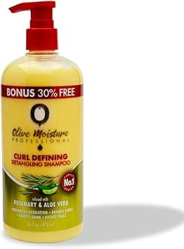 Olive Moisture Professional Curl Defining Detangling Shampoo 16 Oz