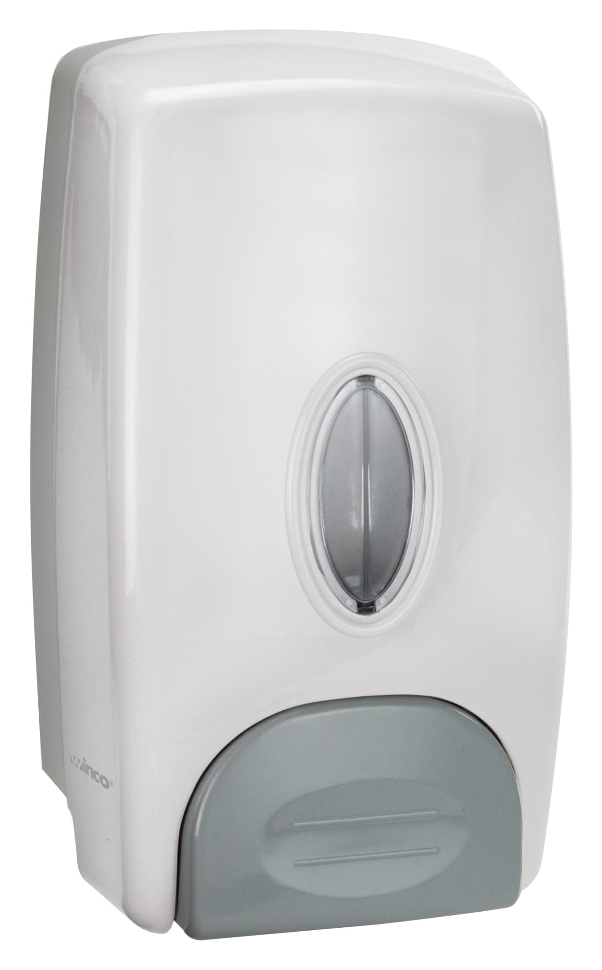 Winco SD100 Manual Soap Dispenser White Medium