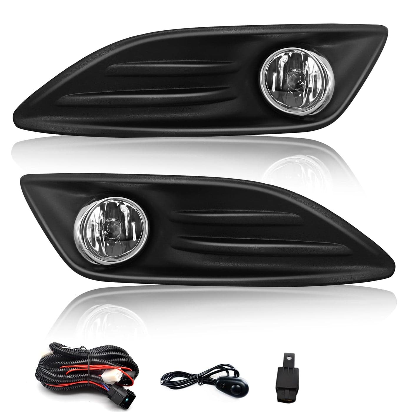 Fog Lights For 20142018 Ford Fiesta Fog Lights Assemblies 2019 Ford Fiesta S SE Models With Wiring Kit
