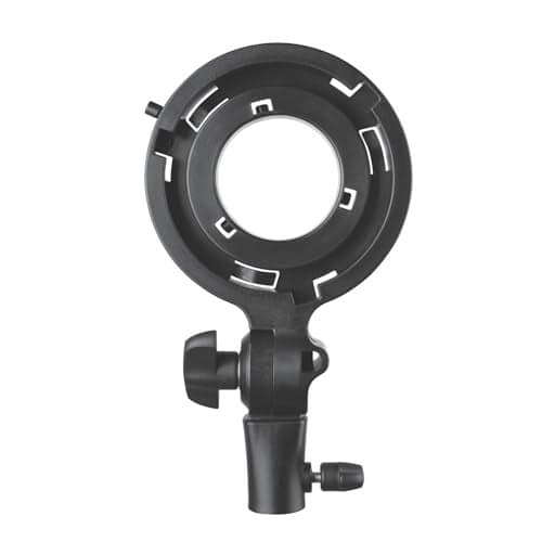 Digitek (DBMA 001 Mini Bowens to Bowens Adapter – Compatible with Softboxes & LED Video Lights, Pivoting Stand Adapter, 5/8" Receiver, Easy Assembly, for Portable Lighting Setup