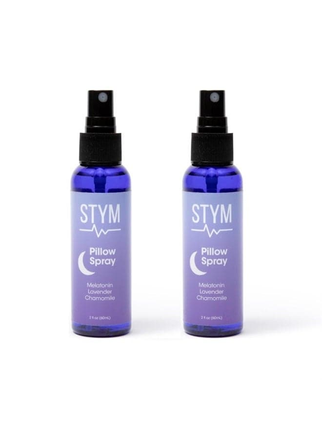 Pillow Spray for Better Sleep with Melatonin, Lavender, and Chamomile, 2 Fl Oz, 2-Pack