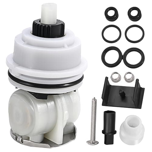 TOVENRV RP32104 Shower Cartridge Replacement for Delta Monitor 1700 Series Dual Function Faucets 19982005 White Cap Pressure Balanced Valve Assembly Repair Kit
