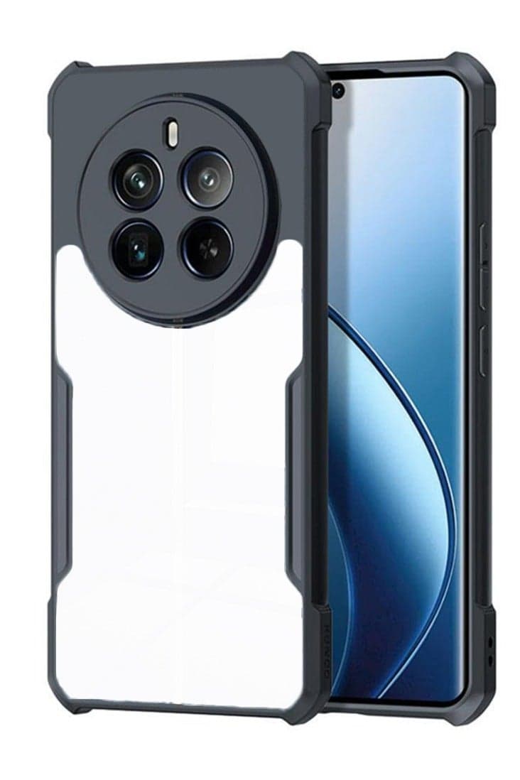 Case Cover for rel 12 Pro/realme 12 Pro+ 5G, Ultra-Thin Lightweight Cover Soft TPU Bumper + Acrylic Clear Back Mobile Phone Case Cover
