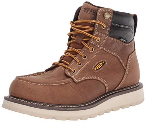 KEEN Utility Mens Cincinnati 6 Waterproof Soft Toe Wedge Work Boots