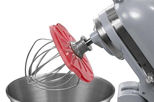 Whisk Wiper® PRO for Stand Mixers - Mix Without The Mess - The Ultimate Stand Mixer Accessory - Compatible With KitchenAid Tilt-Head Stand Mixers - 4.5qt, 5qt (Color: Red)